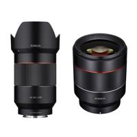 

Rokinon 35mm f/1.4 Auto Focus Lens for Sony E-mount Nex Series Cameras - With Rokinon Auto Focus 50mm f/1.4-16 FE Lens for Sony E-Mount