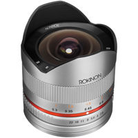 

Rokinon 8mm f/2.8 Series 2 UMC Fisheye, Manual Focus Lens for Sony E-mount (NEX), Silver