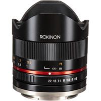 

Rokinon 8mm f/2.8 Series 2 UMC Fisheye, Manual Focus Lens for Sony E-mount (NEX), Black