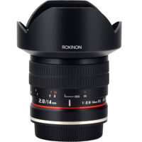 

Rokinon 14mm f/2.8 IF ED UMC Manual Focus Lens with AE Chip for Canon EF Camera