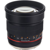 

Rokinon 85mm f/1.4 AS IF UMC Lens for Canon EF with AE Chip