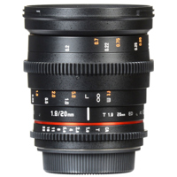

Rokinon 20mm T1.9 Ultra Wide Angle Cine DS Lens for Canon EF Mount
