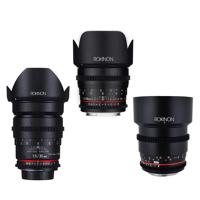 

Rokinon Cine DS Portrait Lens Bundle Consists of 35mm T1.5, 50mm T1.5, 85mm T1.5 For Micro Four Thirds