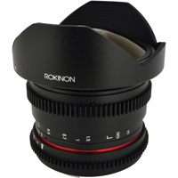 

Rokinon 8mm T3.8 HD Fisheye Cine Lens for Canon EF with Removeable Hood
