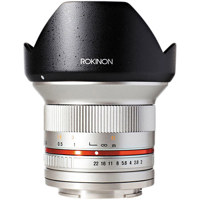 

Rokinon 12mm F/2.0 Ultra Wide, Manual Focus Lens for Fujifilm X Mount, Silver