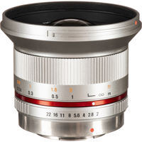 

Rokinon 12mm F/2.0 Ultra Wide, Manual Focus Lens for Micro Four Thirds, Silver