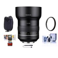 

Rokinon SP 85mm F1.2 High Speed Lens for Canon EF Mount - Bundle With 86mm UV Filter, Lens Pouch, Cleaning Kit, Capleash II, Mac Software Package