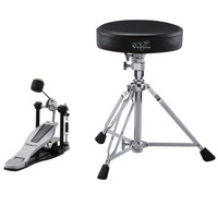 

Roland V-Drums Accessory Package, Includes Hickory Drumsticks, Kick Pedal, Drum Throne