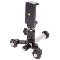 

Rollocam H-2 Portable Intelligent Motorized Desktop Dolly/Tripod System for Smartphones, GoPro Action/Point & Shoot, Mirrorless & DSLR Cameras, Up to 5.5 Lbs Capacity