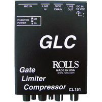 

Rolls CL151 GLC Gate and Limiter Compressor with Microphone Preamp and XLR or 1/4" Mic/Line Input
