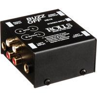 

Rolls HE18 Buzz Off 2 Channel Hum and Buzz Remover with Passive Unit, Bi-directional Line Convertor