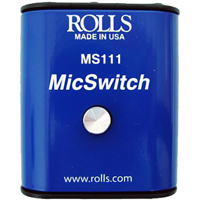 

Rolls MS111 Mic Switch Latching or Momentary Microphone Mute Switch with Passes Phantom Power