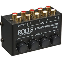

Rolls MX42 4 Channel Passive Mini Stereo Mixer