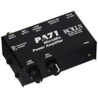 

Rolls PA71 MicroMix Power Amplifier, 1 XLR and 2 RCA Inputs