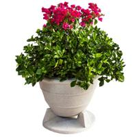

Rockustics 8" 2-Way Outdoor OmniPlanter Speaker, Granite Gray