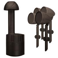 

Rockustics Outdoor Music Garden Speaker Package, Includes 4x MG4 Satellite Speakers and SUB8 Subwoofer, Brown