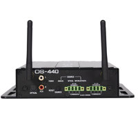 

Rockustics OS-440 8.4x6.06" 4-Channel Indoor/Outdoor Amplifier with Phase Technology, WiFi and Bluetooth Capabilities
