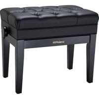 

Roland RPB-500 Piano Bench with Cushioned Vinyl Seat and Storage Compartment, 19.29-23.23" Adjustable Height, Satin Black