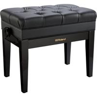 

Roland RPB-500 Piano Bench with Cushioned Vinyl Seat and Storage Compartment, 19.29-23.23" Adjustable Height, Polished Ebony