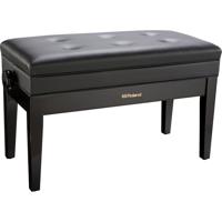 

Roland RPB-D400 Duet Size Piano Bench with Vinyl Seat and Storage Compartment, 18.90-22.83" Adjustable-height, Polished Ebony