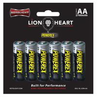 

Rotolight Lionheart AA 2700mAh Rechargeable Ni-MH Battery, 6-Pack