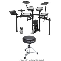 

Roland TD-17KV V-Drums Electronic Drum Set with Compact Rack Stand and Roland Round Drum Throne