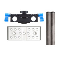 

Redrock Micro Gimbal Kit for Blackmagic 2.5K/4K Cinema Camera, Includes UltraPlate Top Plate, UltraPlate/BMC, Pair of 6" Carbon Fiber Rods, Gimbal Rail Clamp