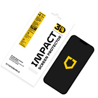 

RhinoShield 3D Impact Screen Protector with Black Border for Apple iPhone 12 Mini, Front Only