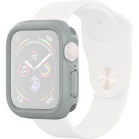 

RhinoShield CrashGuard NX Frame + Rim Set for Series 4 (40mm) Apple Watch, Platinum Gray