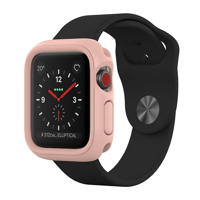 

RhinoShield CrashGuard NX Frame + Rim Set for Series 1/2/3 (42mm) Apple Watch, Blush Pink