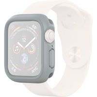 

RhinoShield CrashGuard NX Frame + Rim Set for Series 4 (44mm) Apple Watch, Platinum Gray