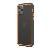 

RhinoShield CrashGuard NX Modular Bumper Case for iPhone 11/XR, Graphite Frame + Orange Rim/Button