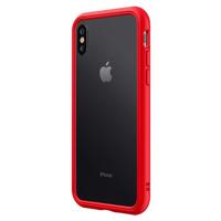 

RhinoShield CrashGuard NX Modular Bumper Case with Frame, Button, Rim for iPhone XS Max, Red