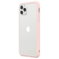 

RhinoShield CrashGuard NX Modular Bumper Case for iPhone 11 Pro Max, Blush Pink Frame + White Rim/Button