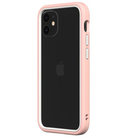 

RhinoShield CrashGuard NX Modular Bumper Case with Blush Pink Frame + White Rim & 3x Buttons for Apple iPhone 12 Mini