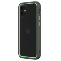 

RhinoShield CrashGuard NX Modular Bumper Case with Graphite Frame + Green Rim & 3x Buttons for Apple iPhone 12 Mini
