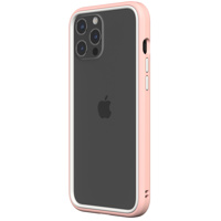 

RhinoShield CrashGuard NX Modular Bumper Case with Blush Pink Frame + White Rim & 3x Buttons for Apple iPhone 12 Pro Max