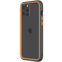 

RhinoShield CrashGuard NX Modular Bumper Case with Graphite Frame + Orange Rim & 3x Buttons for Apple iPhone 12 Pro Max