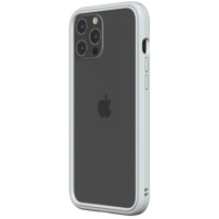 

RhinoShield CrashGuard NX Modular Bumper Case with Platinum Gray Frame + Rim & 3x Buttons for Apple iPhone 12 Pro Max