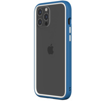 

RhinoShield CrashGuard NX Modular Bumper Case with Royal Blue Frame + White Rim & 3x Buttons for Apple iPhone 12 Pro Max