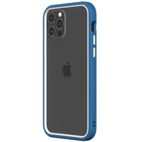 

RhinoShield CrashGuard NX Modular Bumper Case with Royal Blue Frame + White Rim & 3x Buttons for Apple iPhone 12/12 Pro