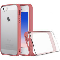 

RhinoShield MOD for iPhone SE/5s (with Rim, Button, Frame, Clear Back Plate - Coral Pink
