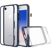 

RhinoShield MOD for iPhone 6/iPhone 6s - Modular Case with Rim, Button, Frame, Clear Back Plate - Dark Blue