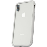 

RhinoShield MOD for iPhone X - Modular Case with Rim, Button, Frame, Clear Back Plate - White