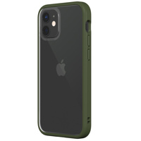 

RhinoShield Mod NX Bumper Case with Camo Green Frame + Rim & 3x Buttons for Apple iPhone 12 Mini