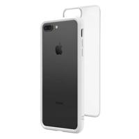 

RhinoShield Mod NX Modular Case with Frame, Button, Rim, Clear Back Plate for iPhone 7 Plus /8 Plus - White