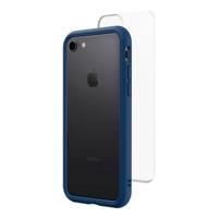 

RhinoShield MOD NX Modular Case with Frame, Button, Rim, Clear Back Plate for iPhone 7/8/SE, Royal Blue