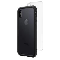 

RhinoShield Mod NX Modular Case with Frame, Button, Rim, Clear Back Plate for iPhone X - Black