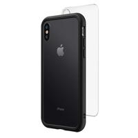 

RhinoShield Mod NX Modular Case with Frame, Button, Rim, Clear Back Plate for iPhone XS Max, Black