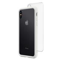 

RhinoShield Mod NX Modular Case with Frame, Button, Rim, Clear Back Plate for iPhone XS Max, White